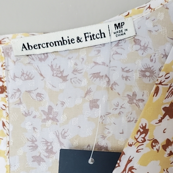 Abercrombie & Fitch Yellow Mini Dress - Picture 6 of 13